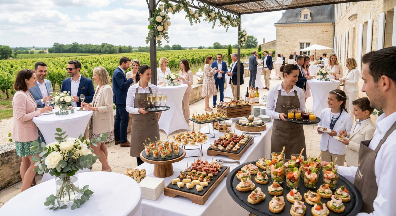 Cocktail déjeunatoir pour communions avec Le Nectar
